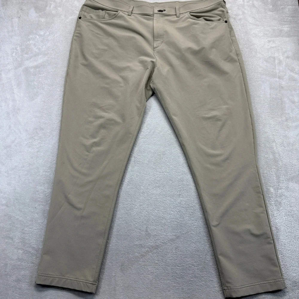 Public Rec Pants Mens 42x32 Beige Workday‎ Pant Sand Performance Stretch Casual